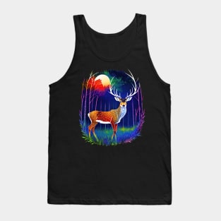 Magical Forest Deer 3 Tank Top